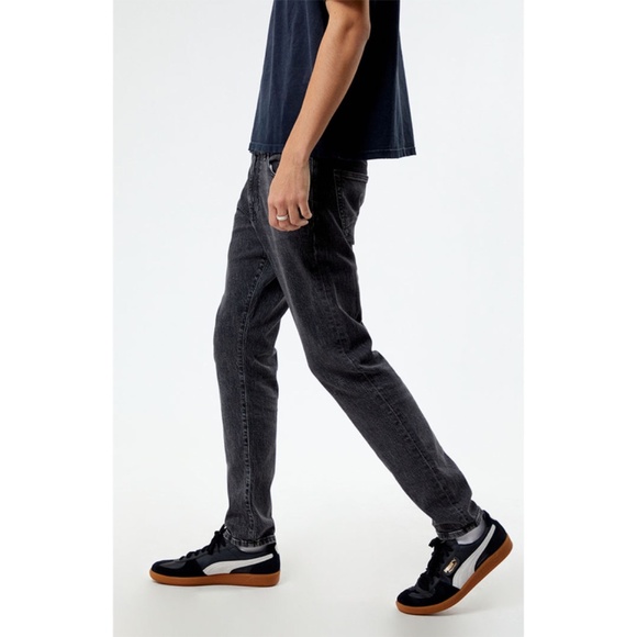 PacsunComfort Stretch Washed Black Versatile Slim Jeans